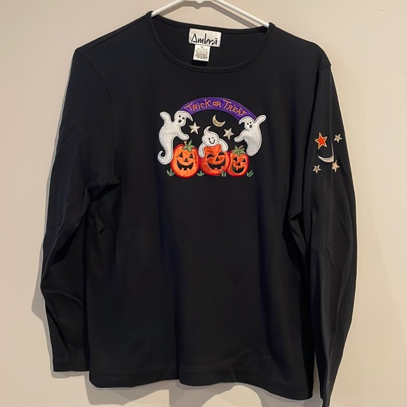 Vintage Tops - Vintage Halloween Top Petite Large
